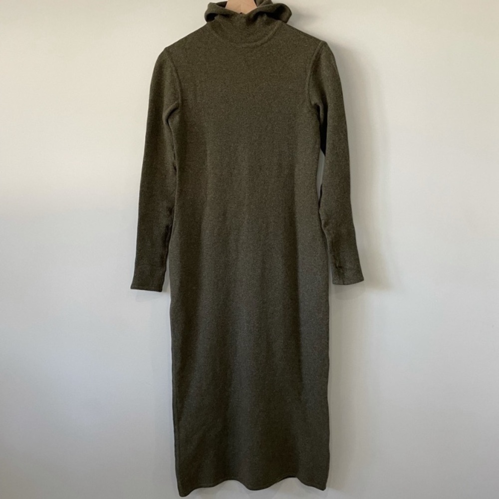 Ralph Lauren Purple Label Olive Long Sleeve Dress​